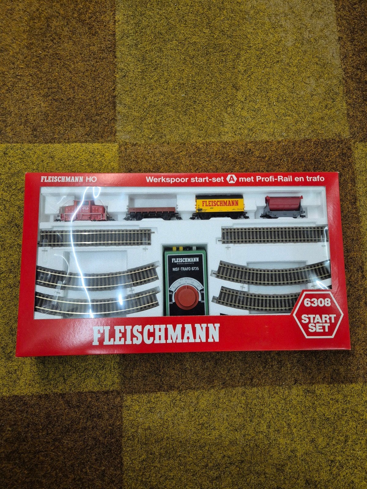 Fleischmann 6308 werkspoor start set H0, Ophalen of Verzenden, Nieuw, Treinset, Fleischmann