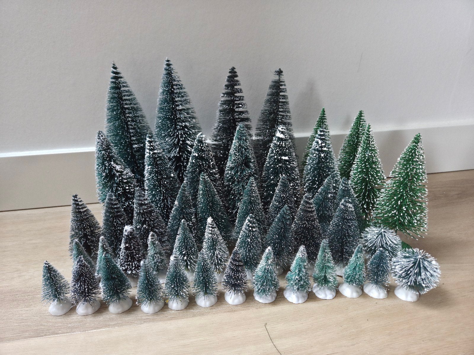 Verzameling Kerstbomen 47 stuks, Diversen, Kerst, Ophalen of Verzenden, Zo goed als nieuw