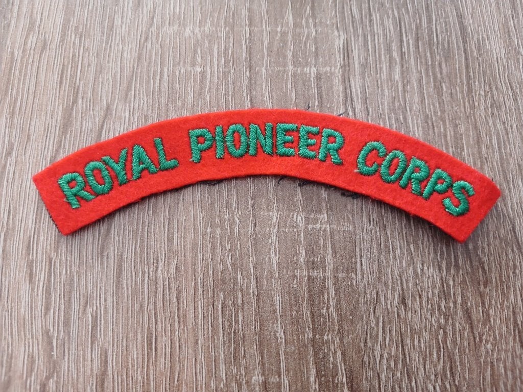 Royal Pioneer Corps arm sleeve., Ophalen of Verzenden, Landmacht, Engeland, Embleem of Badge
