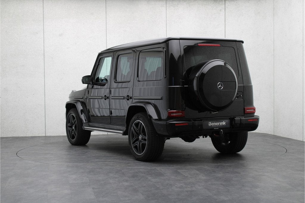 Mercedes-Benz G-Klasse 500 | Massage | Burmester 3D | Schuif, 12 maanden, Gebruikt, 2329 kg, Zwart