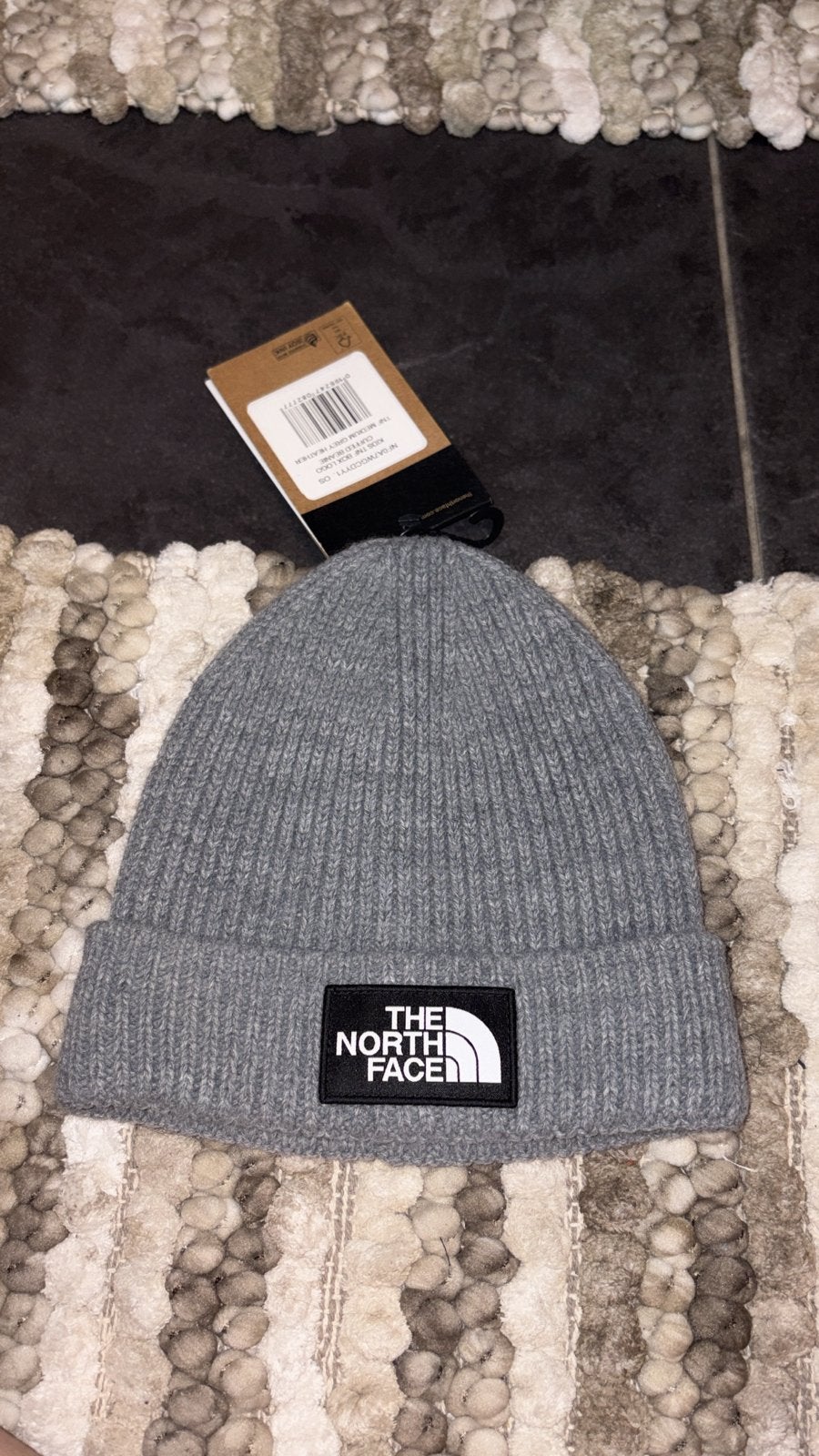 The North Face Kids TNF Box Logo Cuffed Beanie, The North Face, Jongen of Meisje, Nieuw, Ophalen of Verzenden