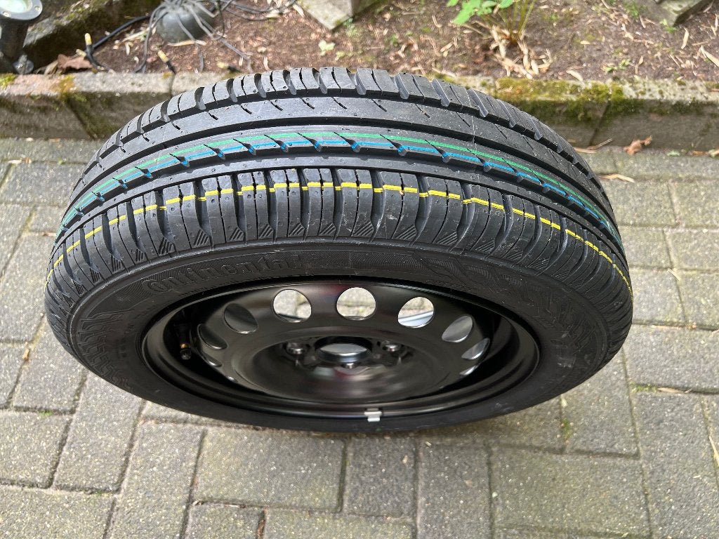 Nieuwe Continental 155/65 R14 All Season band op velg, Auto-onderdelen, Banden en Velgen, Ophalen, 14 inch, 155 mm, Banden en Velgen
