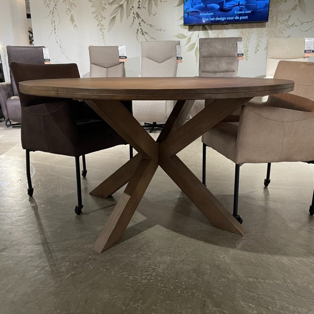 Eettafel Valvola - 140cm rond - Pronto Wonen, Niet ingevuld, Niet ingevuld, Niet ingevuld