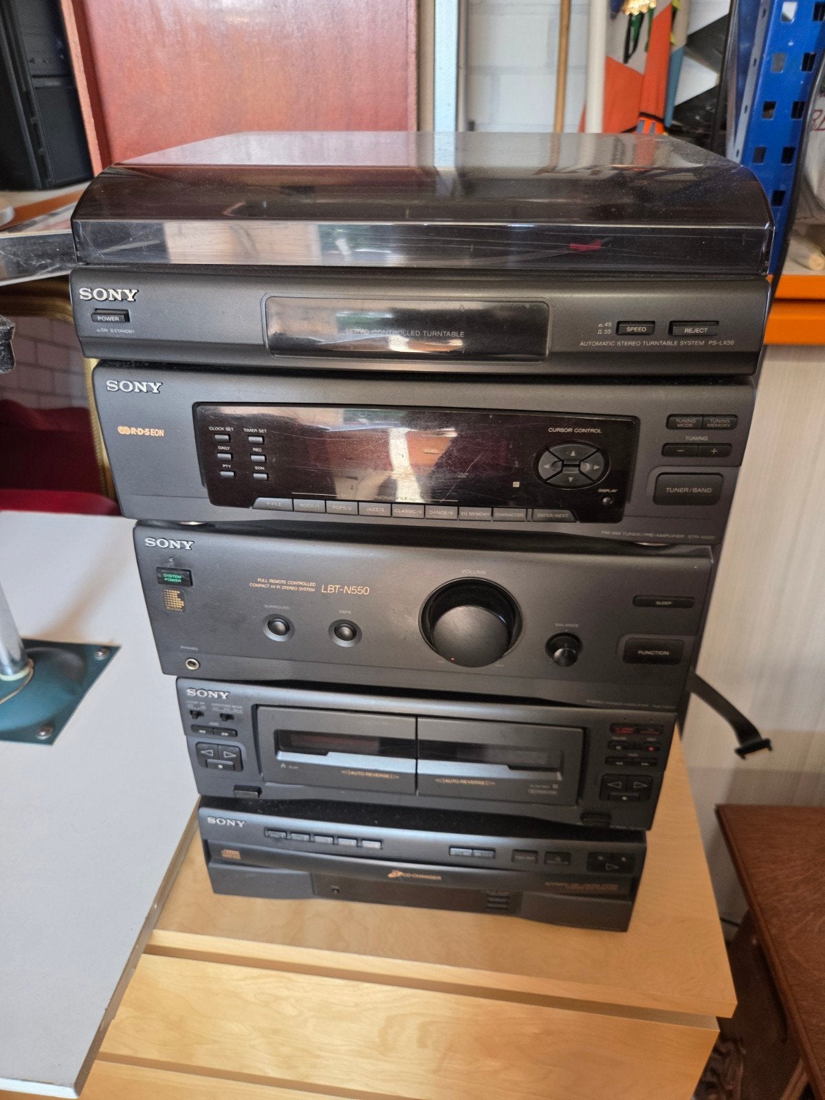 Sony Stereo-set, Ophalen, Sony