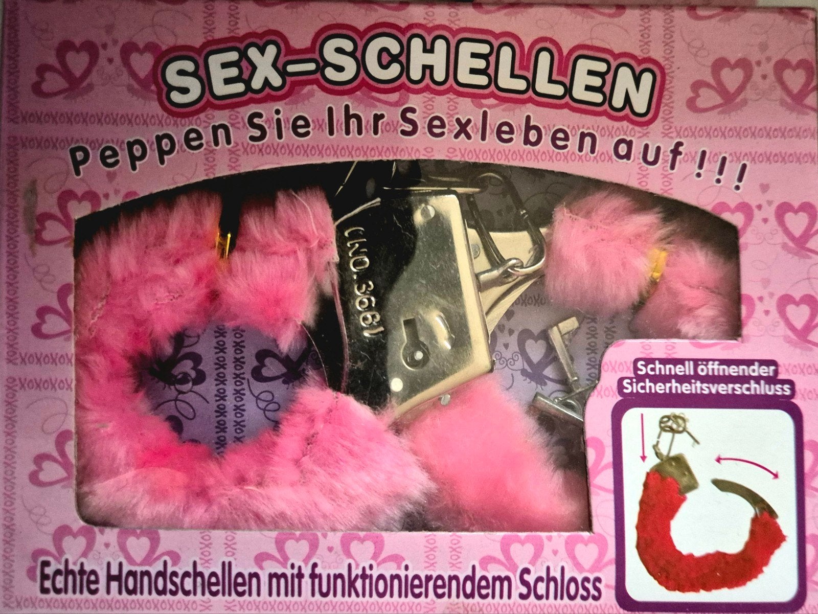 Handboeien bont, 4 kleuren, Ophalen of Verzenden, Nieuw