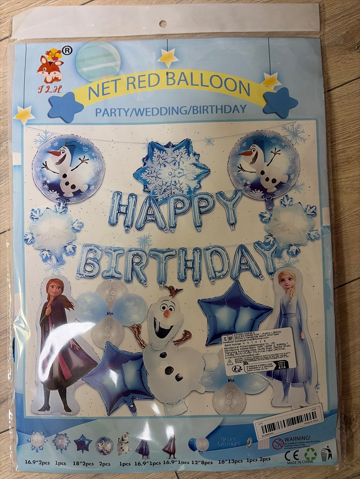 Frozen Slinger/Ballonnen Set - Verjaardagsdecoratie, Versiering, Yes, Verjaardag, Nieuw