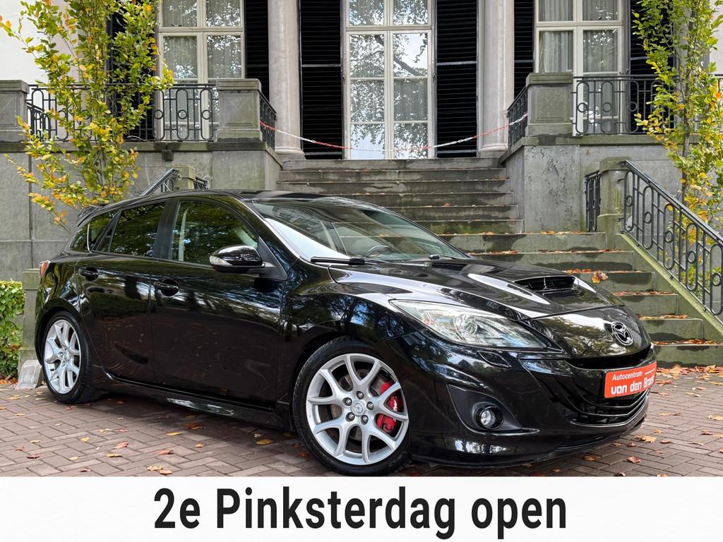 Mazda 3 2.3 DiSi Turbo MPS 260Pk Xenon Navi Climate Cruise C, Auto's, Voorwielaandrijving, Gebruikt, 4 cilinders, Leder en Stof