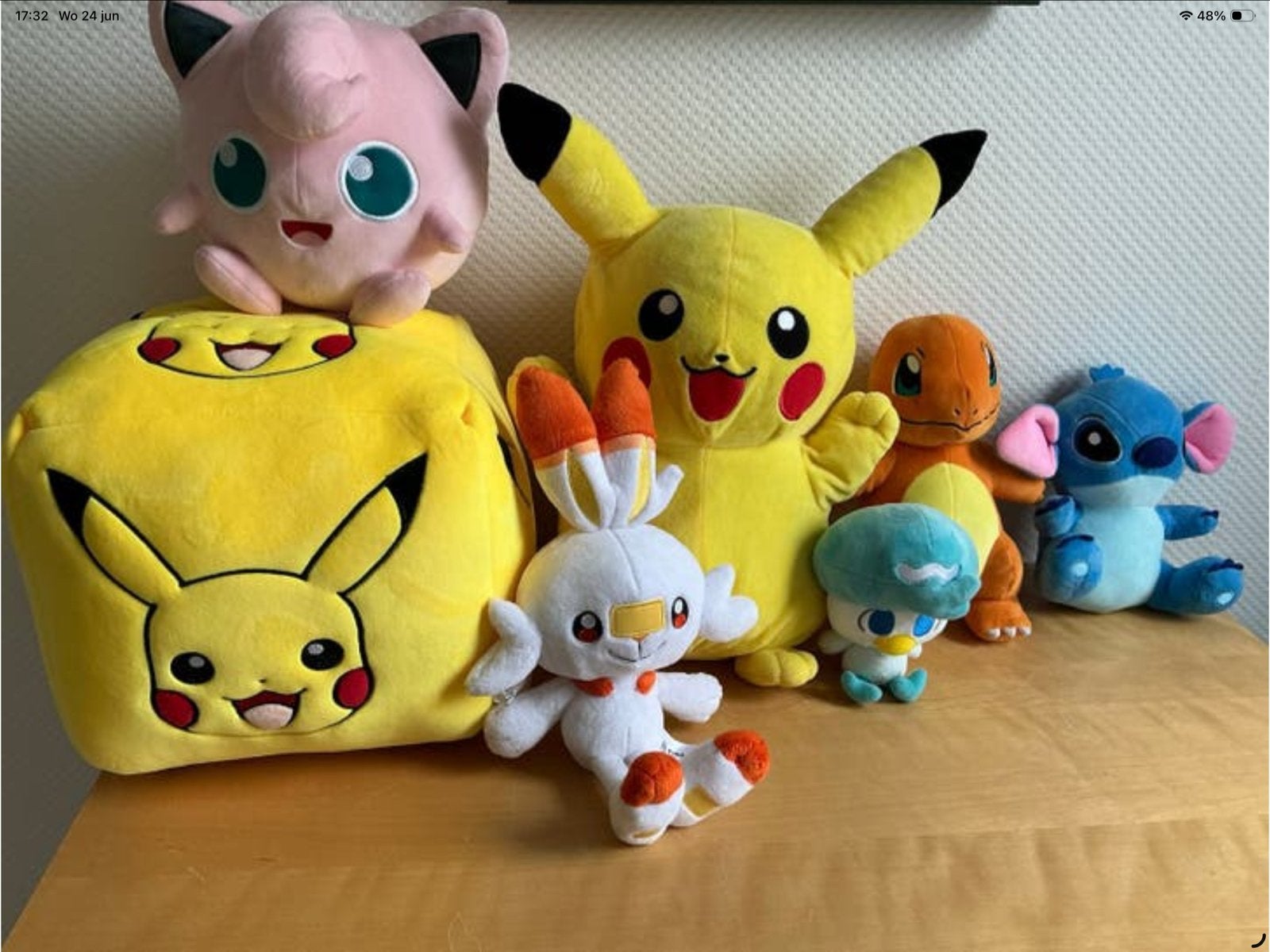 Pokémon Knuffels - Pikachu, Jigglypuff, Charmander, Scorbunn, Kinderen en Baby's, Speelgoed | Knuffels en Pluche, Overige typen