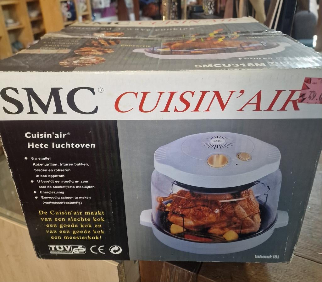 Hete luchtoven - SMC Cuisin'Air, Ophalen, Minder dan 45 cm, Minder dan 45 cm, Oven