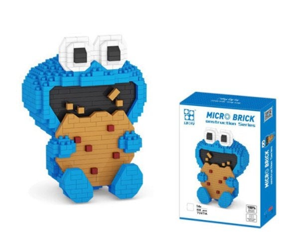 Koekiemonster Bouwset - 618 Micro Bouwsteentjes NIEUW, Overige merken, Onbekend@voorbeeld.com, Nieuw, LBOYU Micro Brick