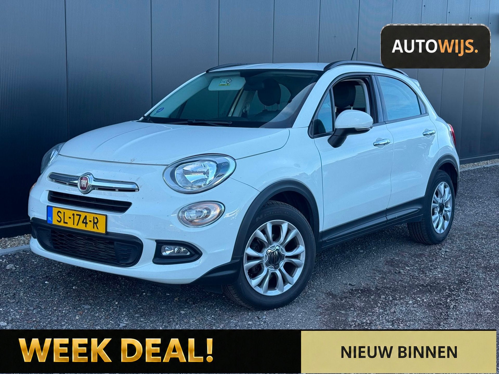 Fiat 500 X 1.4 Turbo MultiAir Opening Edition|NAVI|TREKHAAK|, Auto's, Voorwielaandrijving, Gebruikt, 4 cilinders, 500X