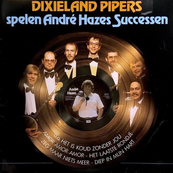 LP - Dixieland Pipers* ‎– Spelen André Hazes Successen, Cd's en Dvd's, Vinyl | Pop, Gebruikt, Pop, LP, Beschermende buitenhoes