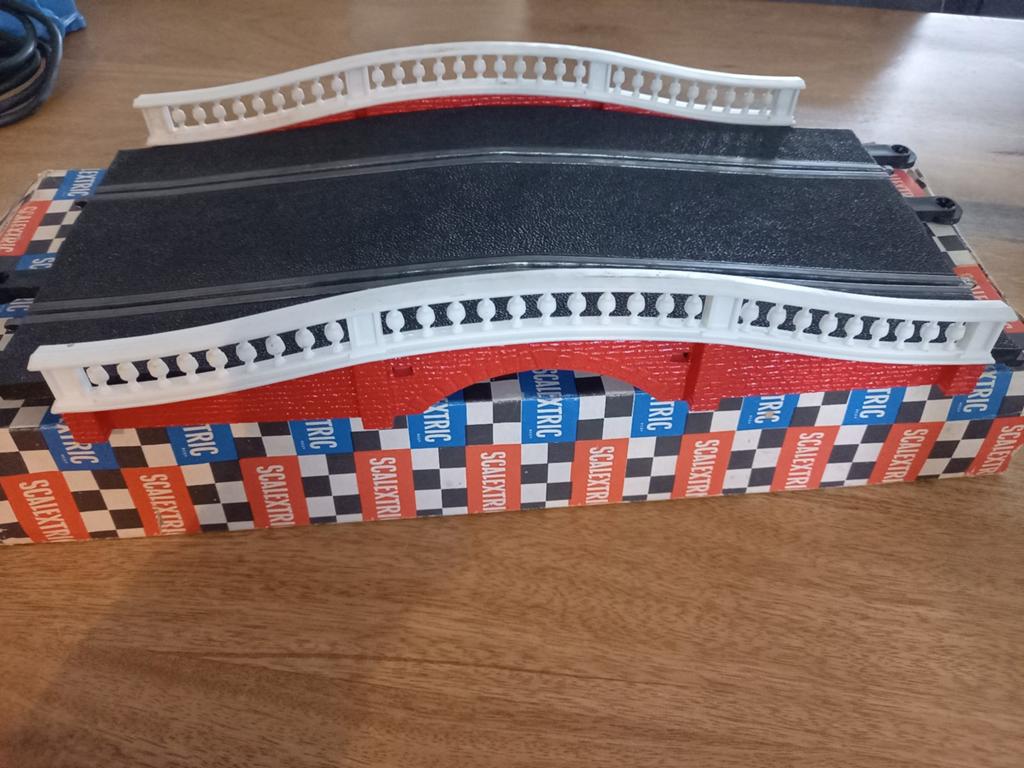Scalextric A248 Hindernisbrug - Vintage Racebaan Onderdeel, Overige merken, Gebruikt, Onderdelen, Ophalen of Verzenden