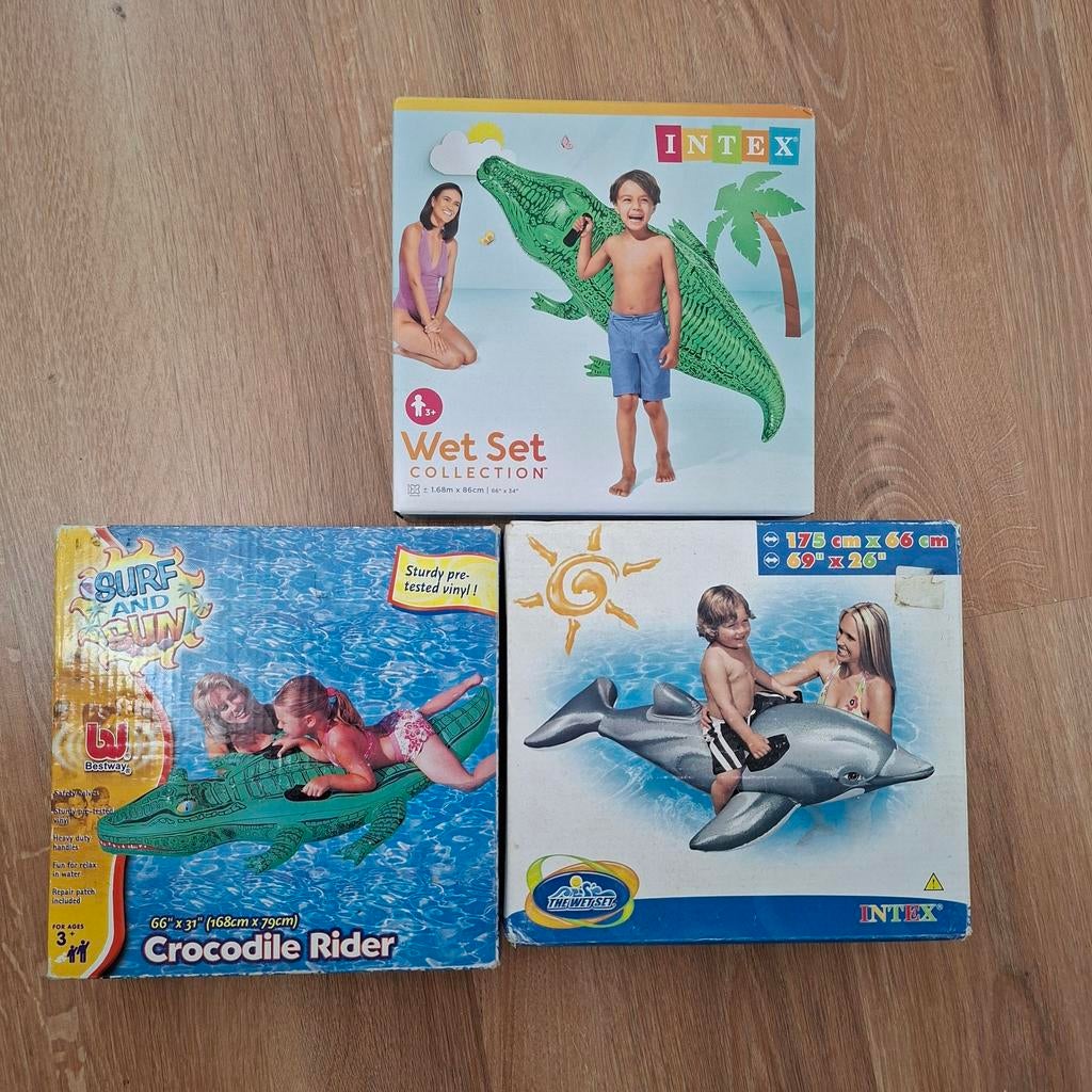 Opblaas krokodillen & opblaas dolfijn, Ophalen of Verzenden, Nieuw