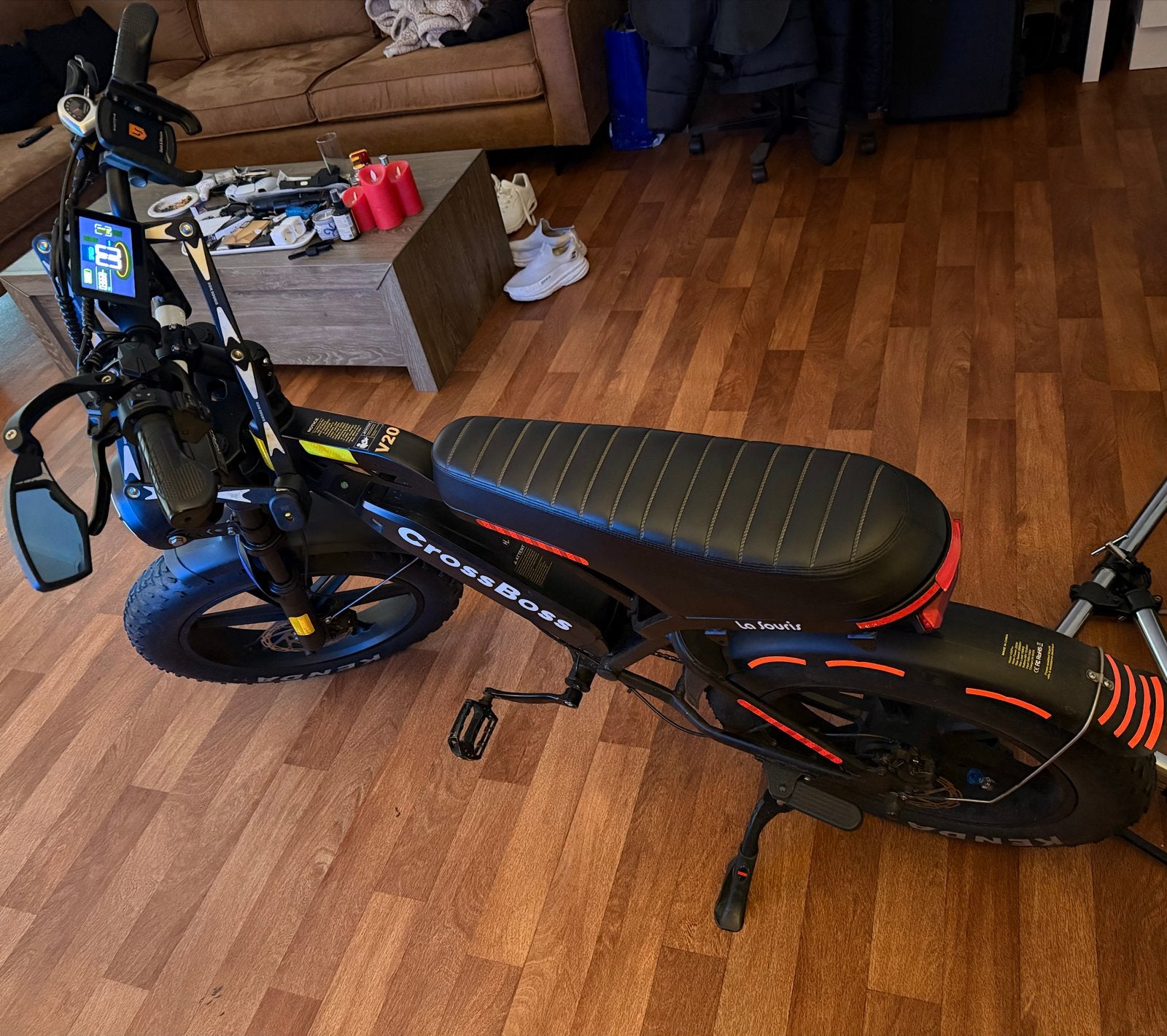 CrossBoss V20 E-bike - Zo goed als nieuw, Zo goed als nieuw, 51 tot 55 cm, 50 km per accu of meer, Ophalen