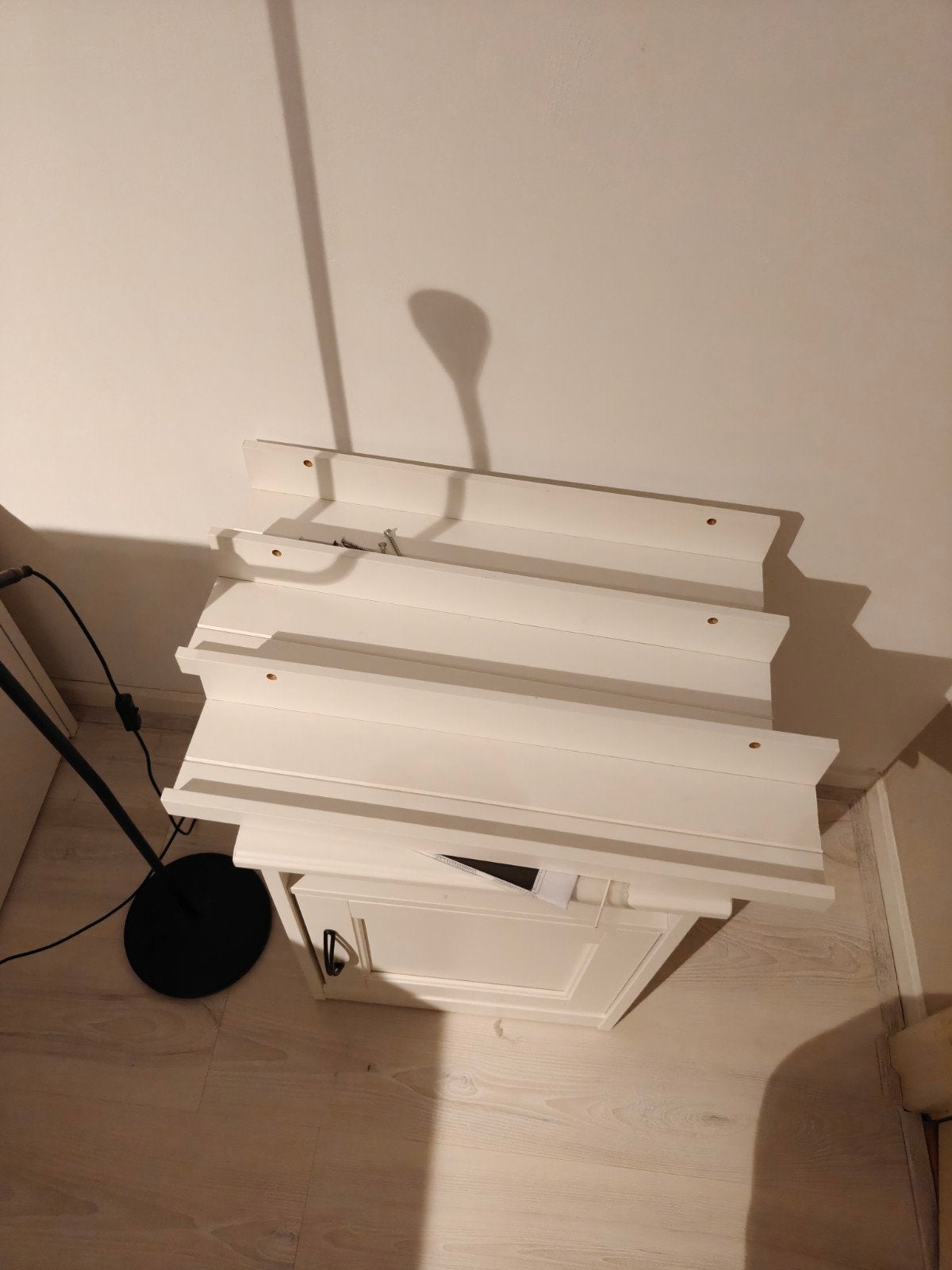 IKEA Mosslanda wit 55cm 3 keer, Ophalen, Zo goed als nieuw