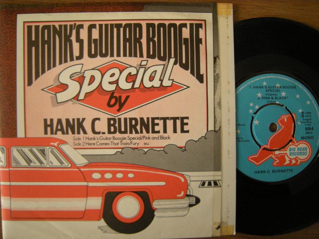 Hank C. Burnette (Hank's Guitar Boogie) ep., Cd's en Dvd's, Vinyl Singles, Gebruikt, 7 inch, Ophalen of Verzenden, Pop