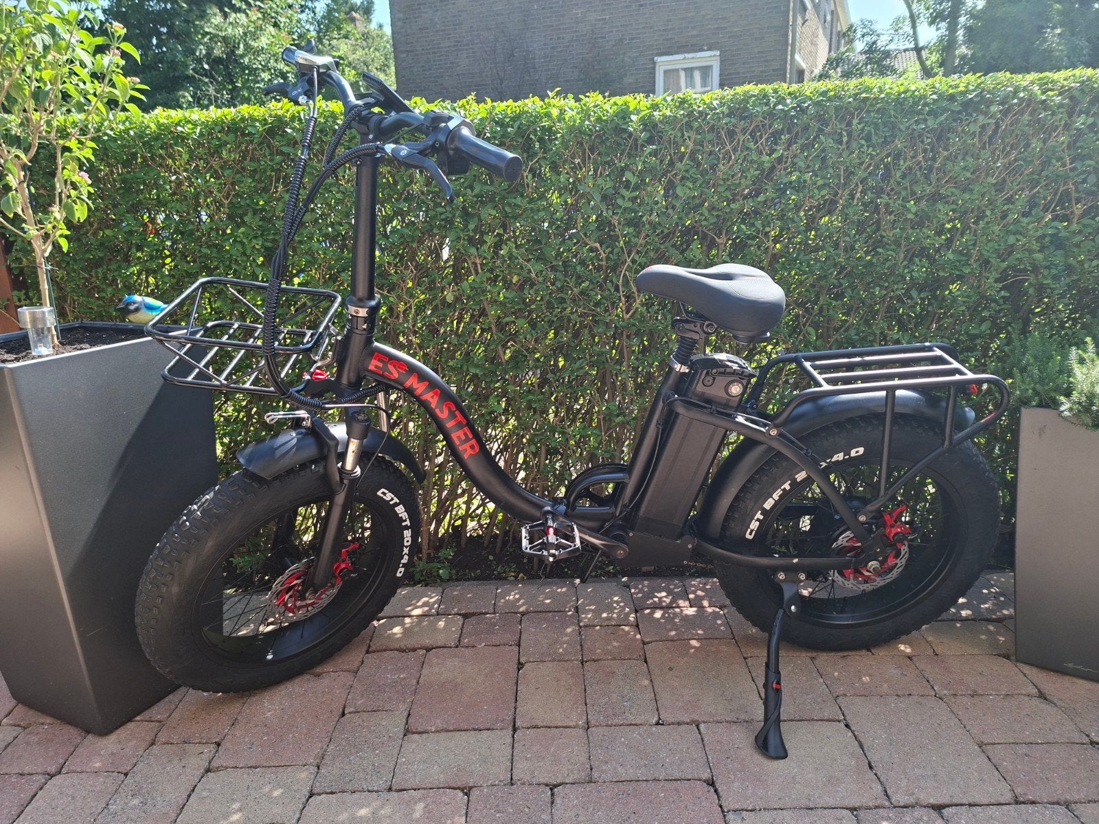 Opvouwbare fatbike, Ophalen, 1 kind