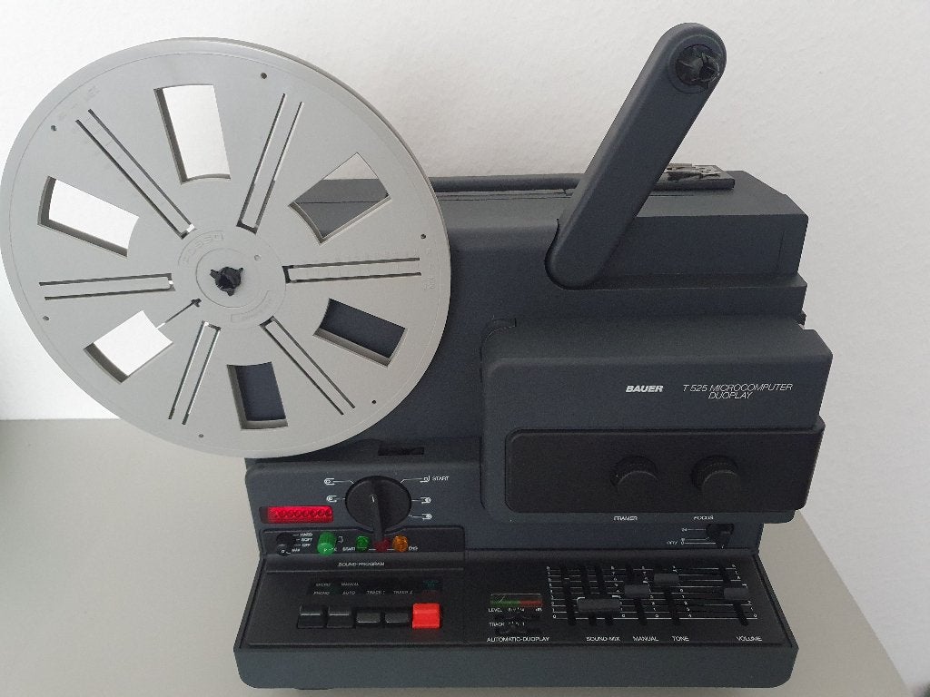 Bauer T525 Microcomputer Duoplay Super8 Filmprojector, Verzenden, 1960 tot 1980, Projector
