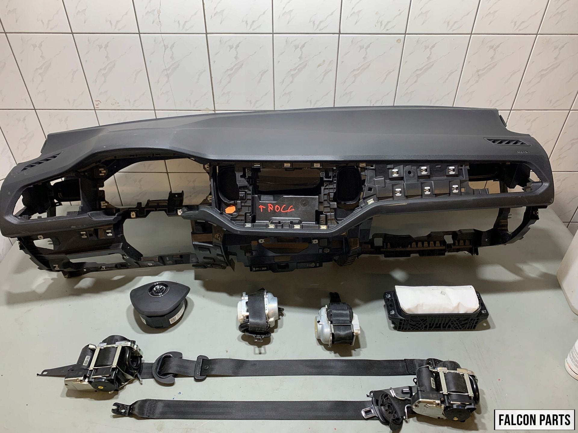 VOLKSWAGEN T-ROC AIRBAG SET, Gebruikt, -, Volkswagen, -
