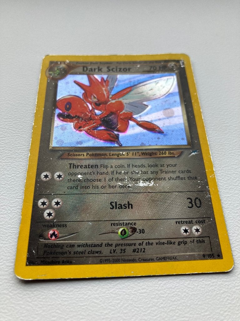 Scizor Neo, Ophalen, Gebruikt, Losse kaart