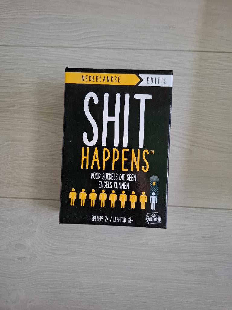 Shit Happens 18+ - Nederlandstalig Kaartspel - Partyspel, Vijf spelers of meer, Ophalen of Verzenden, Zo goed als nieuw, Goliath