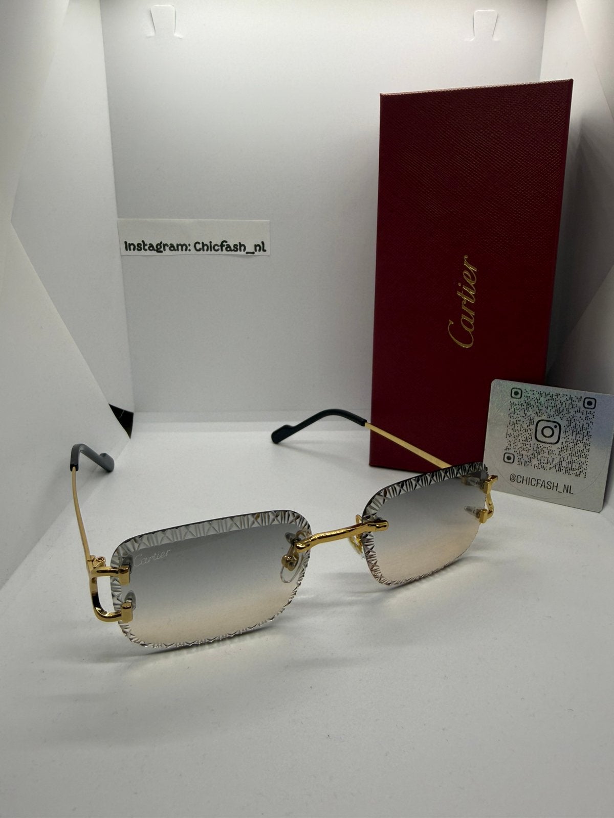 Cartier Diamond cut zonnebril Grey transition, Sieraden, Tassen en Uiterlijk, Zonnebrillen en Brillen | Heren, Ophalen of Verzenden