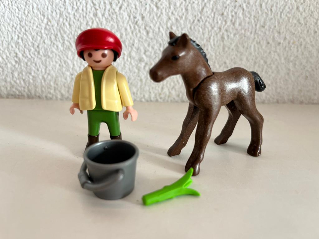 Playmobil jongen met veulen 4647, Ophalen of Verzenden, Zo goed als nieuw