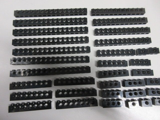 nr. 6547 Zwarte technic stenen., Ophalen of Verzenden, Zo goed als nieuw, Complete set, Lego
