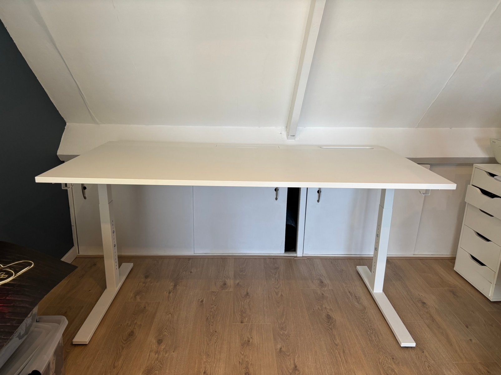 Ikea bureau, Overige typen, 160 cm, Gebruikt, In hoogte verstelbaar