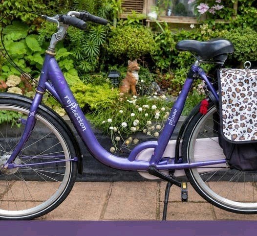 Reflection Philine damesfiets - paars, lage instap, Fietsen en Brommers, Fietsen | Dames | Damesfietsen, Ophalen, Gebruikt, Overige merken