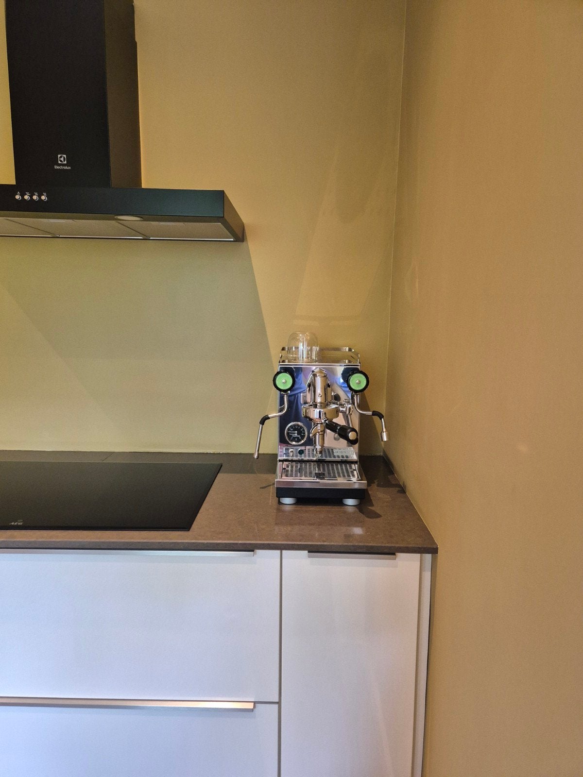 Profitec pro 400 met bonenmaler macap, Witgoed en Apparatuur, Ophalen, Zo goed als nieuw, Koffiemachine