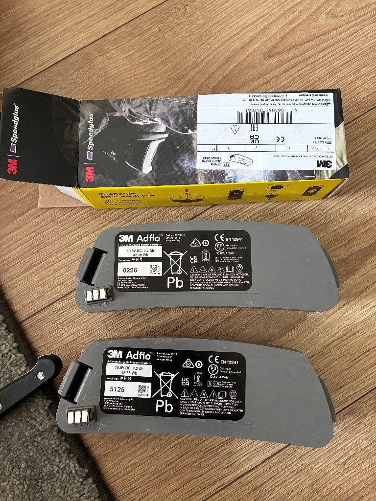 3m adflo oplader een 2 adflo batterij, Ophalen of Verzenden, Nieuw