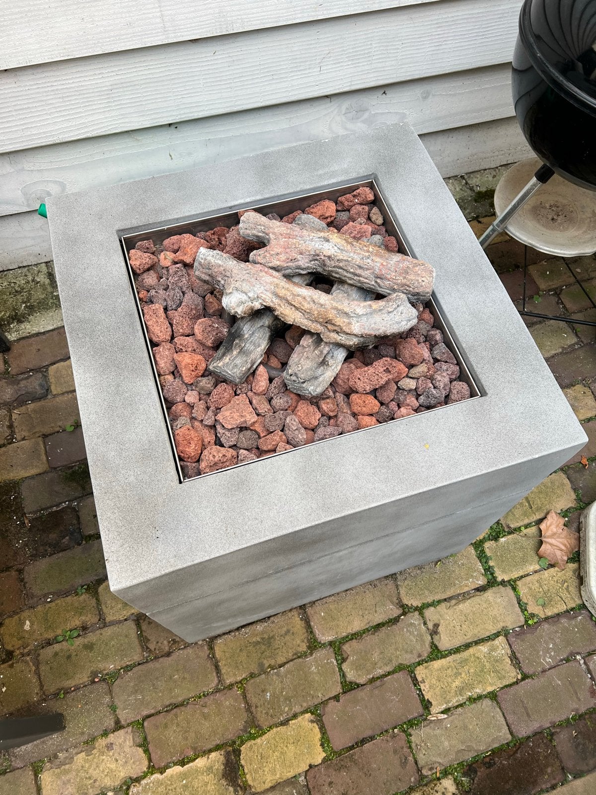 Stijlvolle Cosi Fire buitenhaard met afdekhoes, Tuin en Terras, Ophalen, Gebruikt