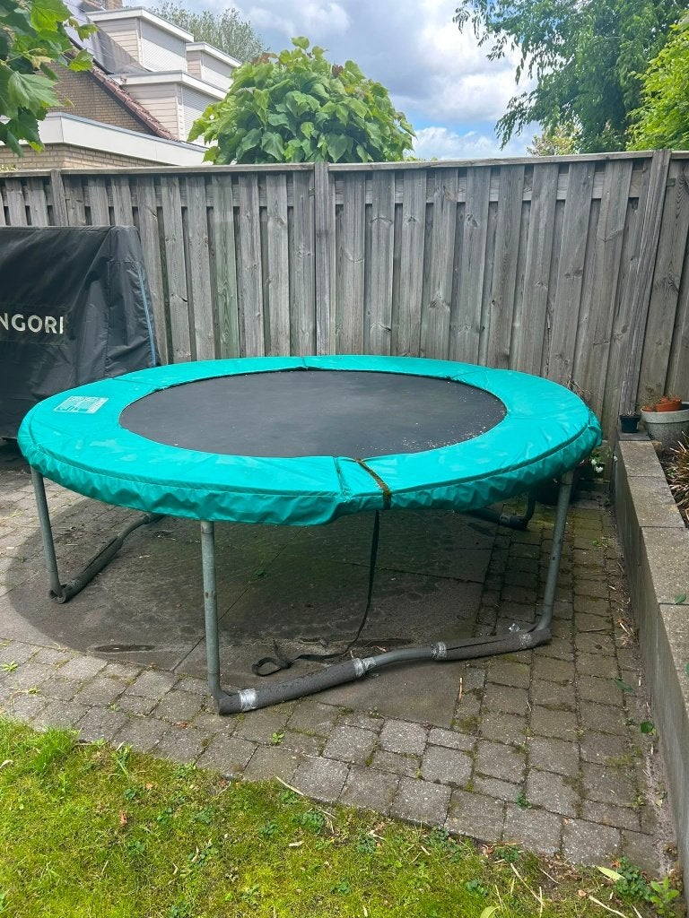 Trampoline, Kinderen en Baby's, Speelgoed | Buiten | Trampolines, Ophalen, Gebruikt
