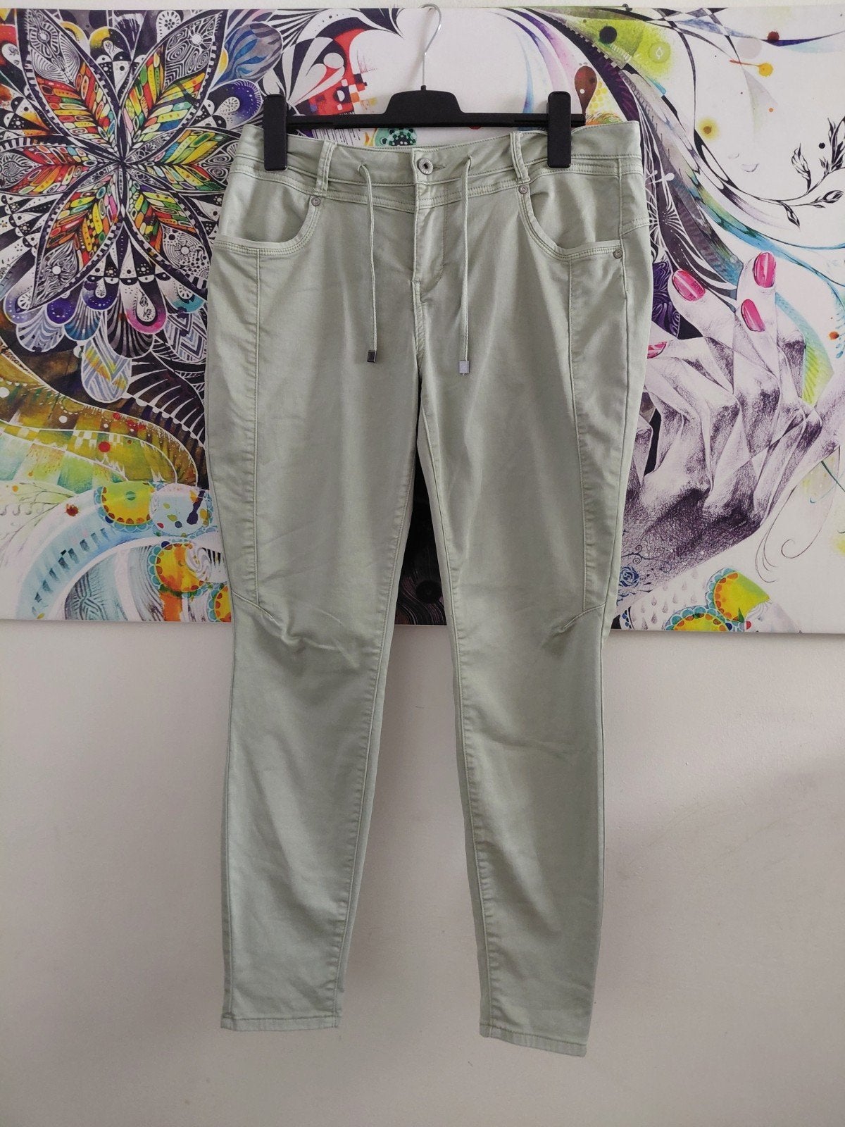 Mooie Red Button broek maat 42, Maat 42/44 (L), Ophalen of Verzenden, Zo goed als nieuw, Groen