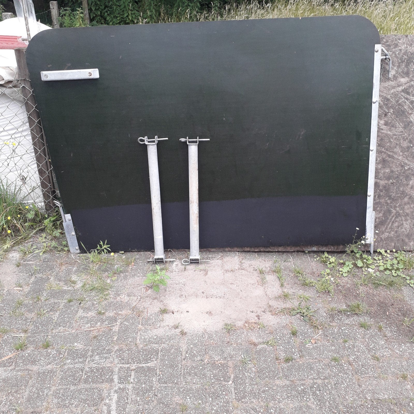 Tussenschot met steunen voor atec aanhanger (180x120 cm), Auto diversen, Aanhangwagen-onderdelen, Ophalen