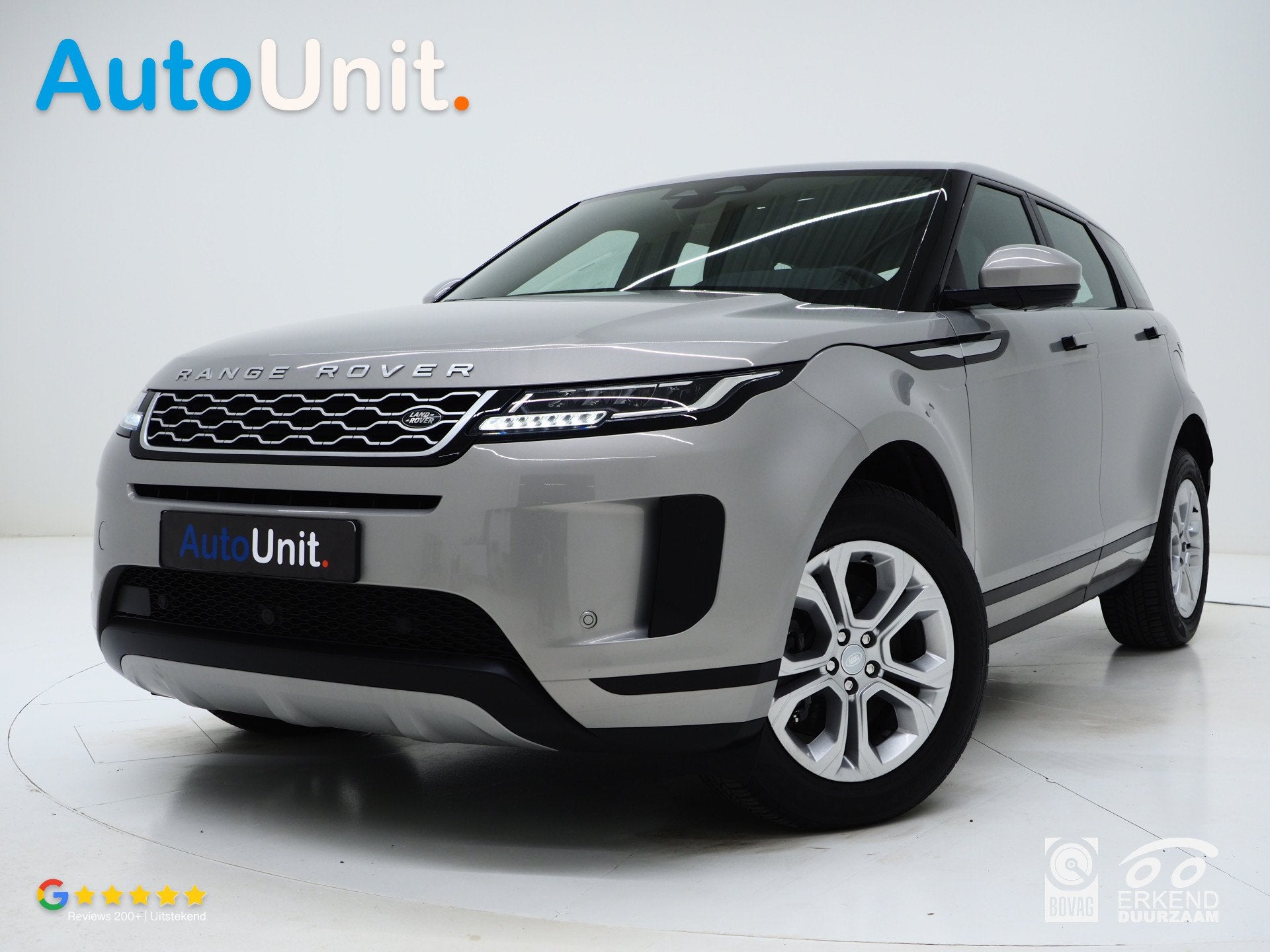 Land Rover Range Rover Evoque 1.5 P300e AWD | Panoramadak |, Auto's, Automaat, Bedrijf, SUV of Terreinwagen, Zilver of Grijs