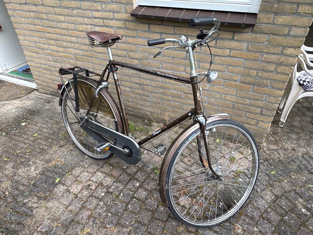 Fongers Flying Dutchman Herenfiets met Brooks Zadel, Fietsen en Brommers, Gebruikt, 57 tot 61 cm, Trommelrem, Ophalen