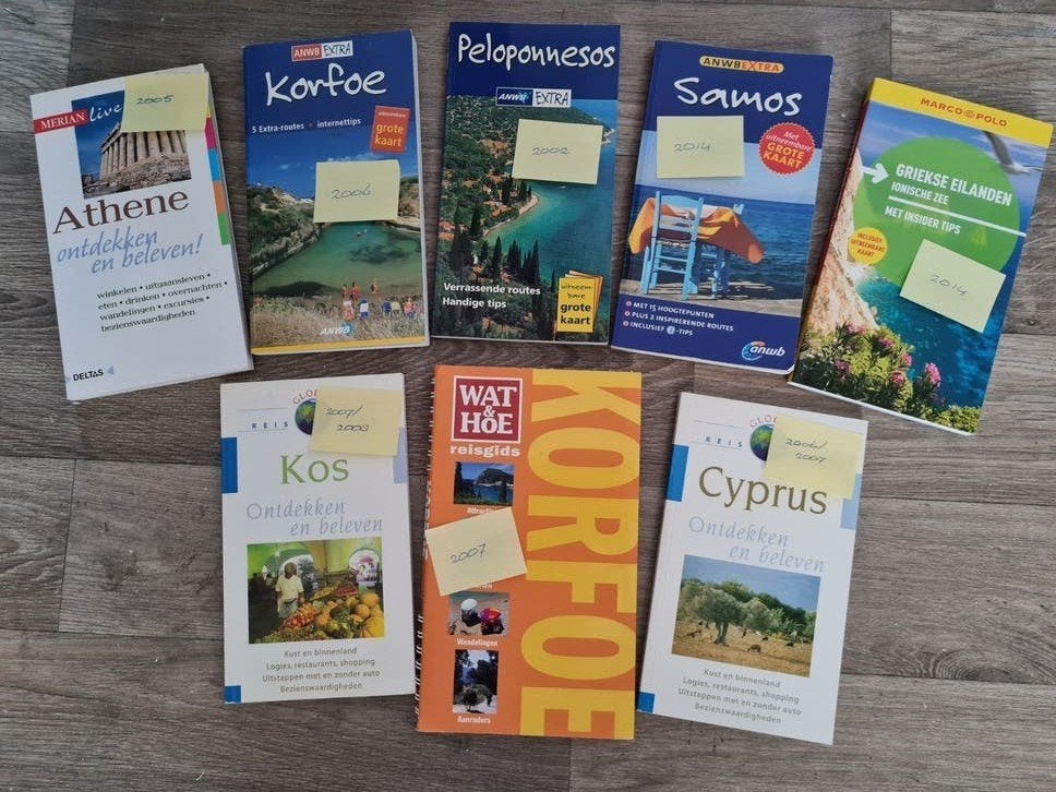Reisgidsen verschillende Griekse Bestemmingen, Boeken, Reisgidsen, Europa, Zo goed als nieuw, Reisgids of -boek, Ophalen