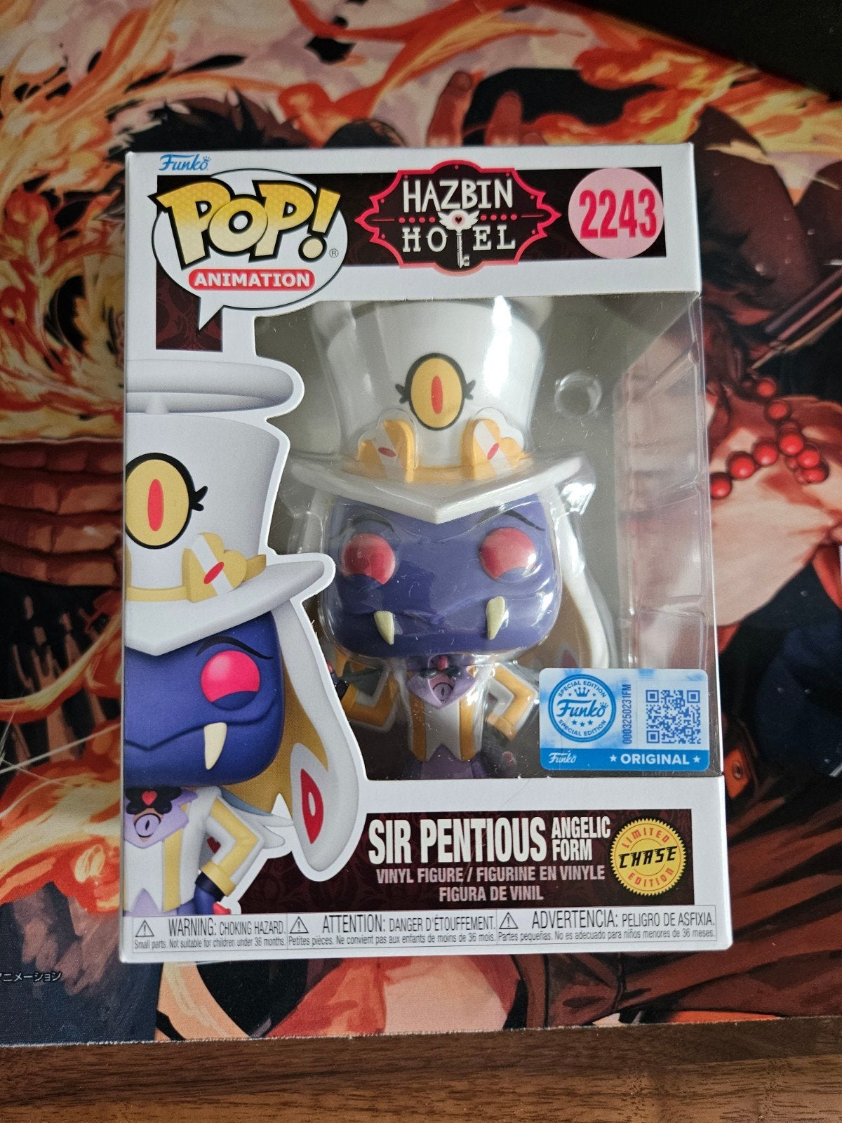 Funko Pop! Hazbin Hotel Sir Pentious Angelic Form Chase, Ophalen of Verzenden, Nieuw