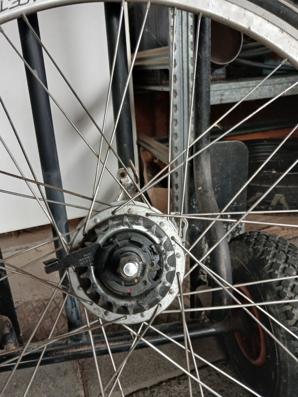 simano nexus achter wiel, Fietsen en Brommers, Ophalen, Band, Shimano Nexus 8 versnellingen