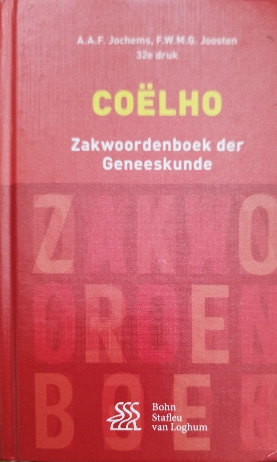 Coelho Zakwoordenboek der Geneeskunde - 32e druk, Nieuw, Ophalen of Verzenden, A.A.F. Jochems, F.W.M.G. Joosten, Overige uitgevers