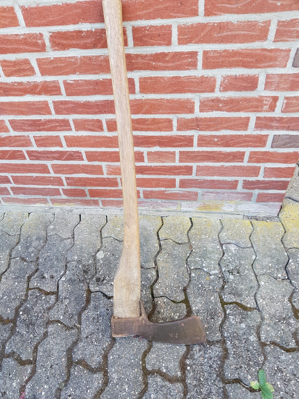 groot bijl uit de mijnbouw, Ophalen, Bijl