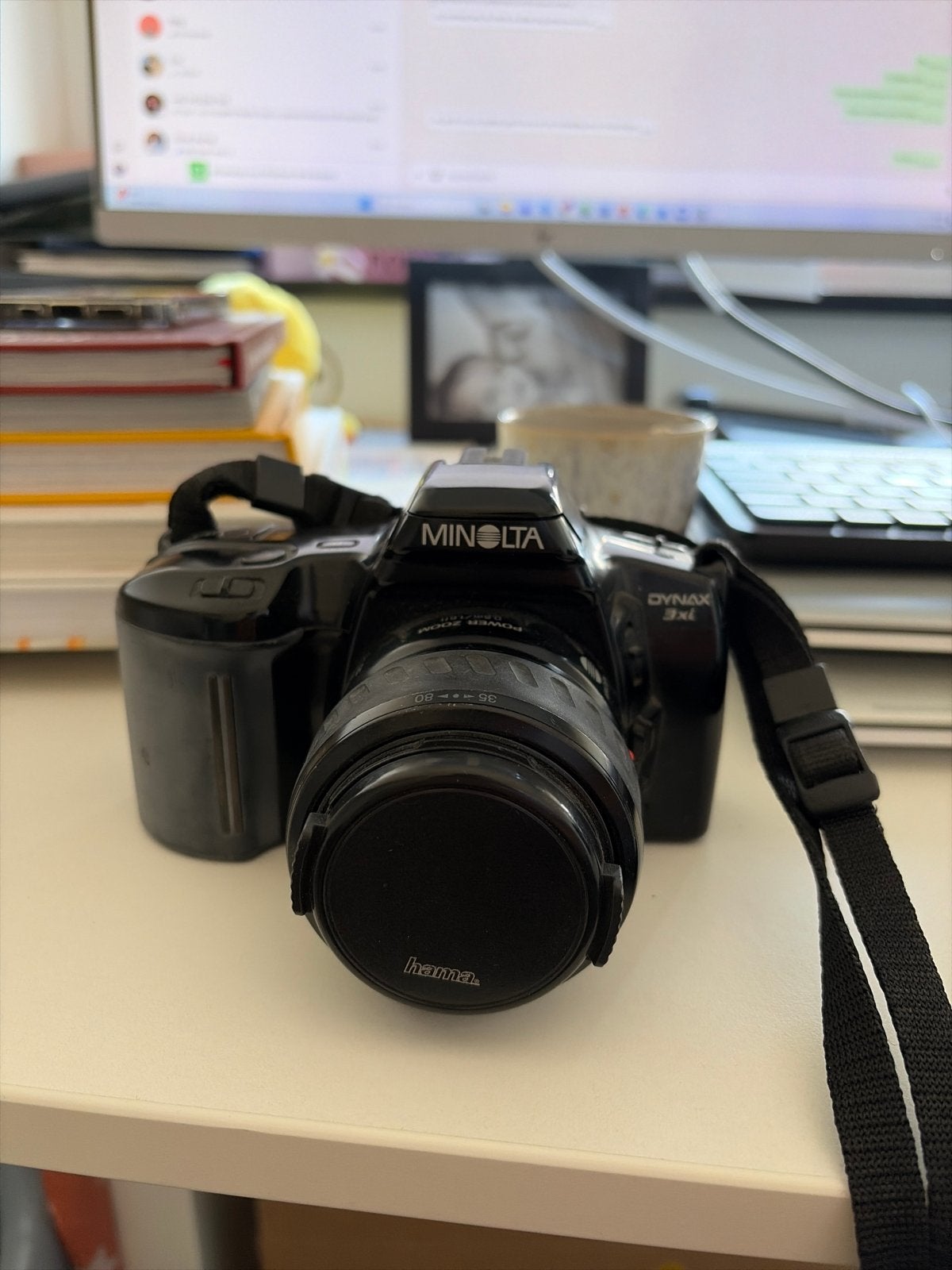 Minolta Dynax 3xi spiegelreflexcamera met lens, Ophalen of Verzenden, Gebruikt, Spiegelreflex, Minolta