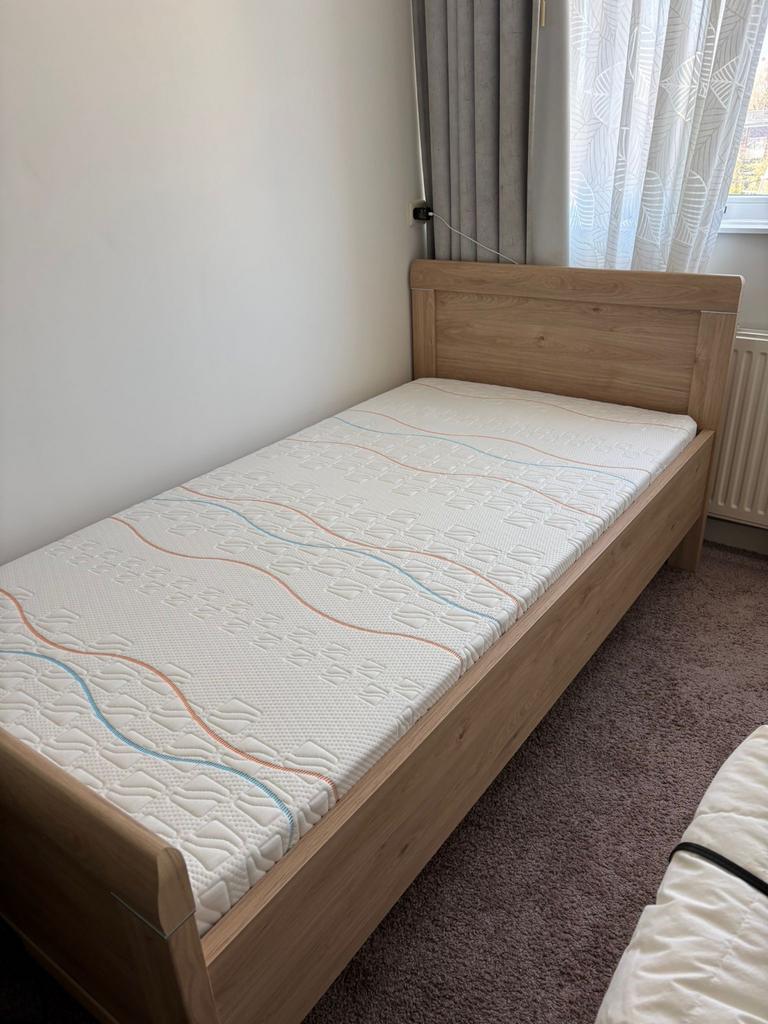 Beterbed Bossflex 600 lattenbodem handverstelbaar, Huis en Inrichting, Slaapkamer | Bedden, Nieuw, Eenpersoons, 100 cm, 200 cm