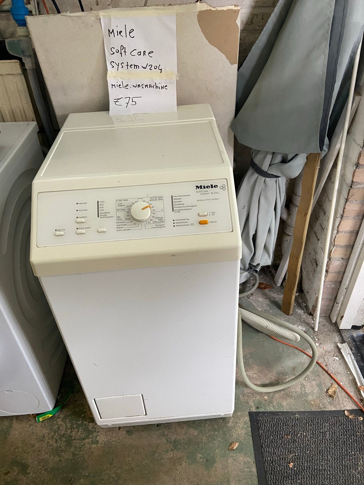 Miele Soft Care System W204 Bovenlader Wasmachine, Ophalen, 4 tot 6 kg, Bovenlader, 85 tot 90 cm