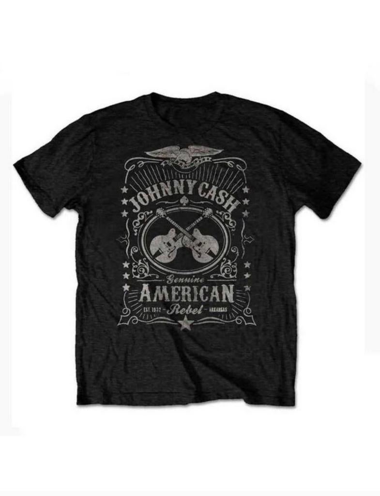 Johnny Cash 'American Rebel 2' T-shirt - Officieel Gelicenti, Ophalen of Verzenden, Nieuw, Kleding
