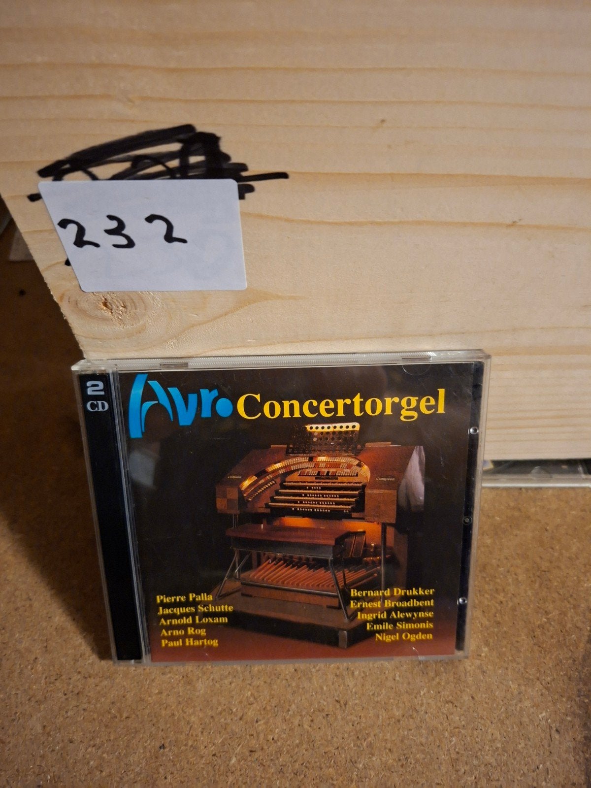 Avro Concertorgel 2 CD - Klassieke Orgelmuziek, Cd's en Dvd's, Gebruikt, Overige componisten, Ophalen of Verzenden, Inclusief doosje