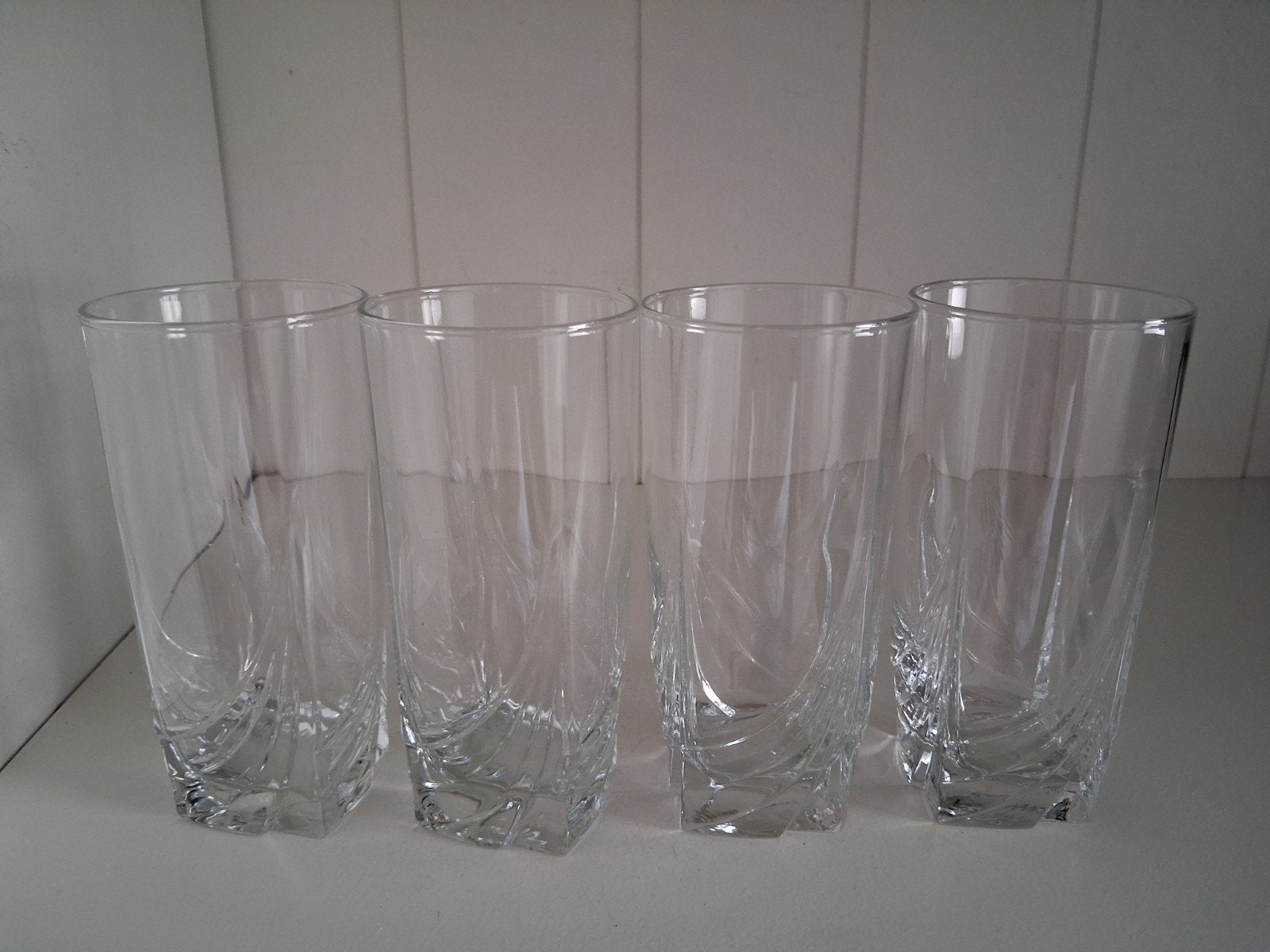 Wedgwood AH Toscane longdrink glazen spaaractie, Glas of Glazen, Ophalen of Verzenden, Albert Heijn, Overige stijlen